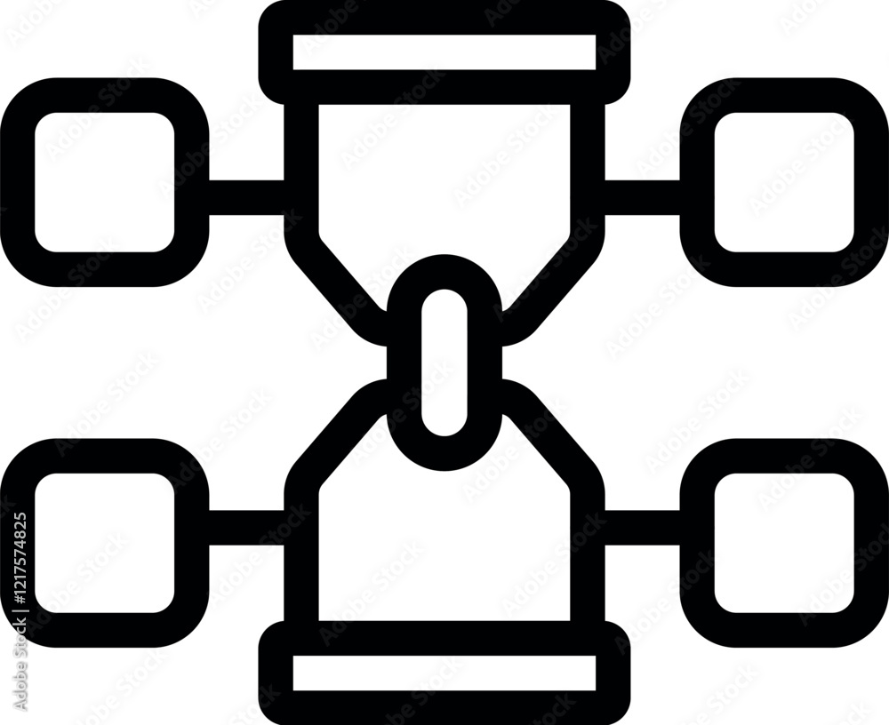 Poster blockchain technology links various devices, ensuring secure and efficient data exchange in a decent