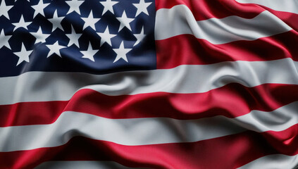 Fototapeta premium American Flag Waving 