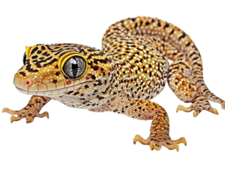 A gecko with a long, pointed tail PNG transparent.