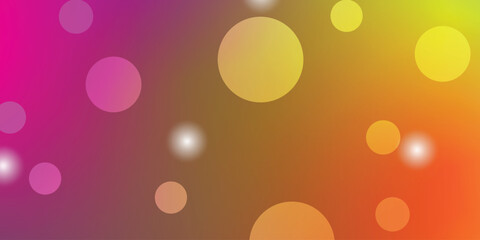 Colorful bokech, circles, abstract background bokeh effects in various colors  design. Vector illustration