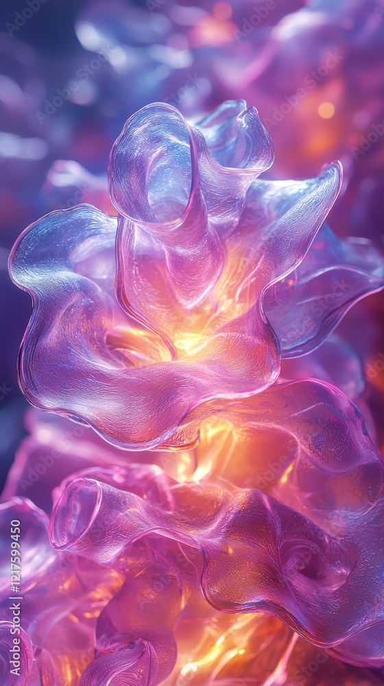 Poster vivid fluid textures creating ethereal visuals abstract environment macro viewpoint hyper realism