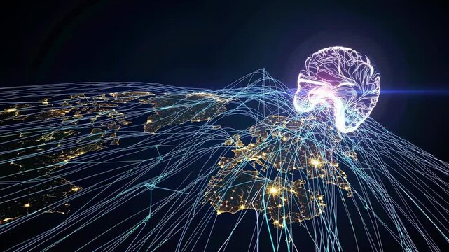 Exploring the impact of global connections on human consciousness and communication at night