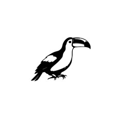 Obraz premium Toucan Bird Vector Logo Design