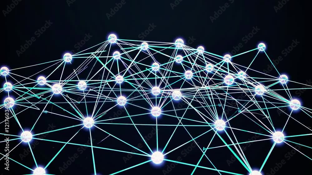 Poster Exploring the intricacies of digital networks and connections in modern technology