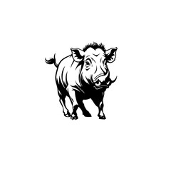 Fototapeta premium Wild Boar Vector Logo Design