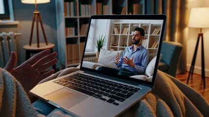 Engaging discussion on personal growth and strategies during evening online session