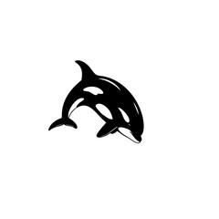 Fototapeta premium Orca Vector Logo Design