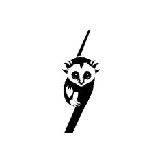 Naklejka premium Loris Vector Logo Design