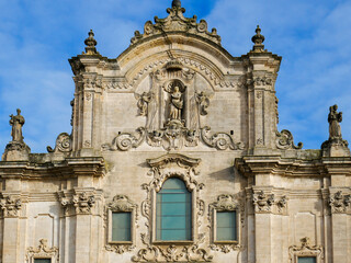 Iglesia situada en la ciudad de Matera en la provincia de Basilicata de Italia