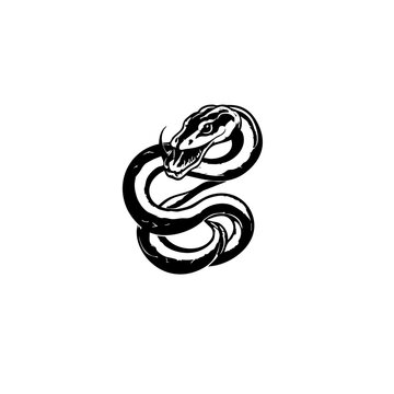 Snake Vector Logo Design