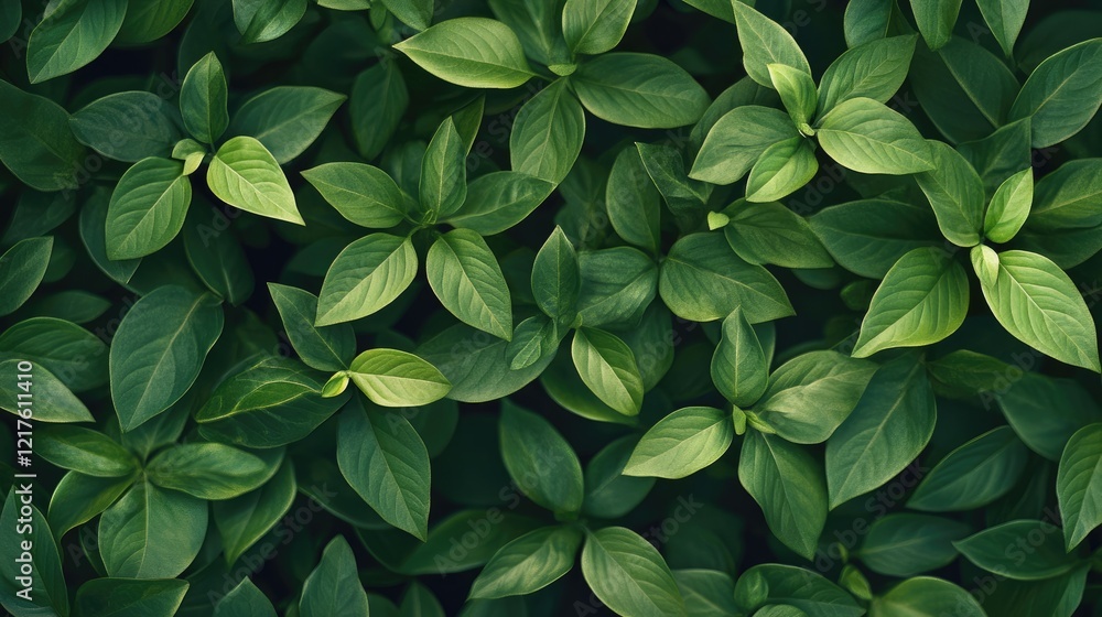 Aufkleber green leafy texture background with copy space for text placement