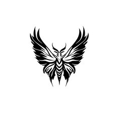 Obraz premium Moth Vector Logo Design