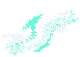 An abstract transparent psychedelic wavy spiral shape design element overlay.