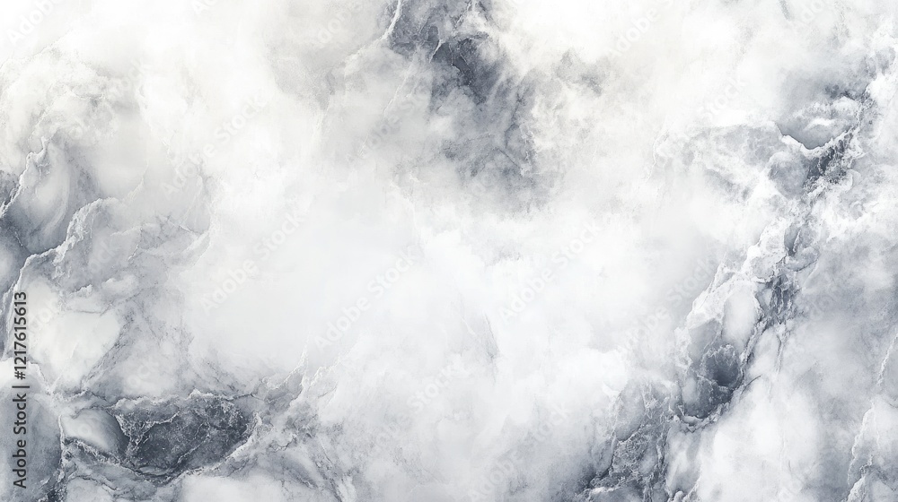 Poster abstract gray marble texture background with cloud-like patterns and ample copy space for text integ