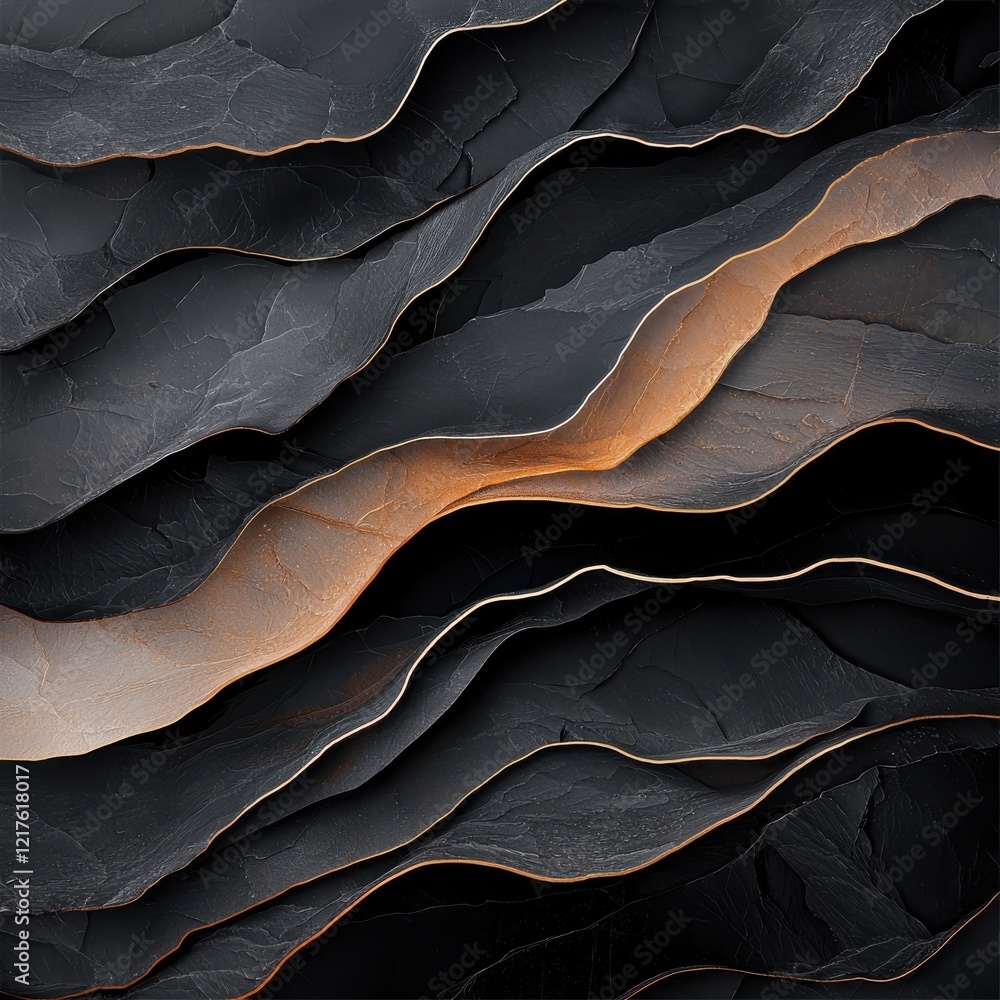 Poster dynamic minimalist layers of textured shadows abstract art contemporary design studio setup artistic