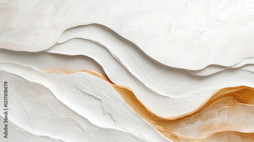 Poster minimalistic textures and layers abstract design contemporary art studio setting close-up view elega
