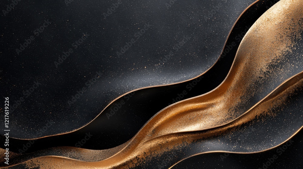 Poster elegant flowing textures minimalistic background digital art modern design abstract concepts
