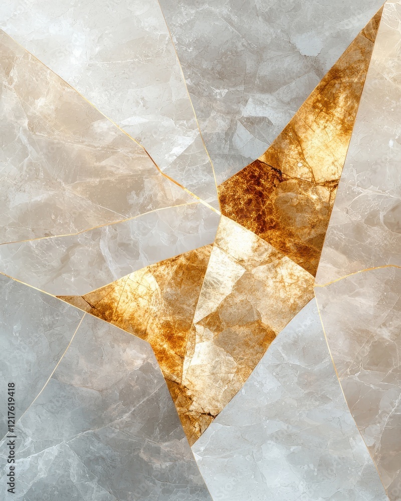 Poster geometric patterns in minimalistic layers modern art abstract background elegant textures aesthetic 