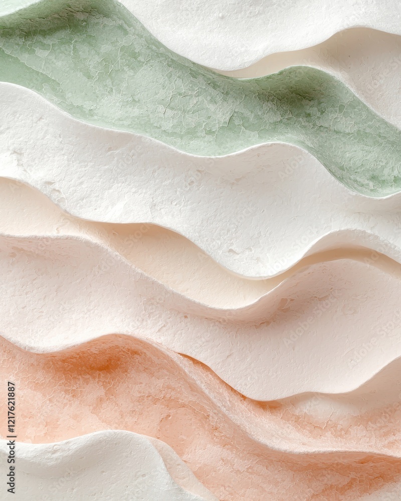 Aufkleber abstract soft layers textures minimalistic design artistic background modern aesthetic close-up view