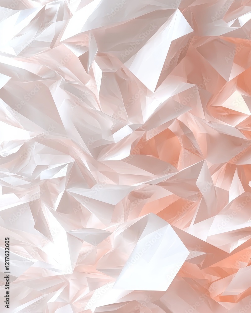 Poster exploring minimalistic layers delicate geometric patterns in abstract textures studio setting digita