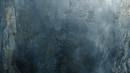 Obraz premium Textured dark blue grunge wall background with subtle variations and Copy Space for design applications