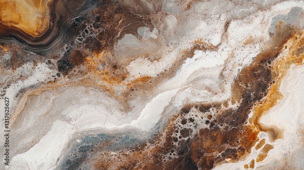 Poster abstract natural mineral background with intricate patterns and earthy tones showcasing textures and