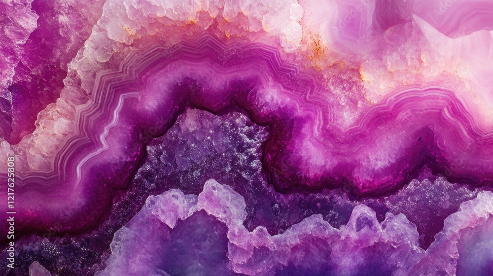 Aufkleber detailed close-up of purple agate stone texture with natural patterns and layers, ideal for backgrou