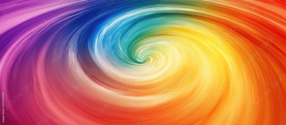 Aufkleber colorful swirling abstract background with vibrant rainbow hues and soft gradients ideal for various