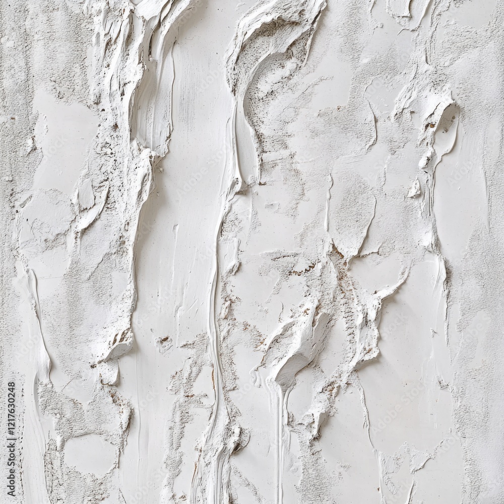 Poster texture of weathered white wall with intricate patterns and grooves ideal for background design copy
