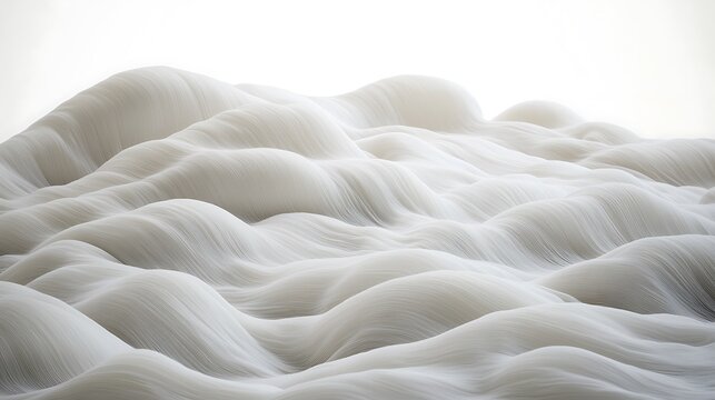 A detailed close-up of soft, plain T-shirt fabric showing fine threads and a smooth weave on a white background