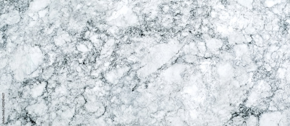 Poster white marble texture with gray veining suitable for backgrounds and copy space. high-resolution surf