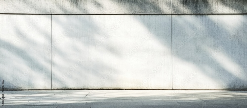 Poster concrete wall with textured surface and abstract shadow patterns suitable for background or design u