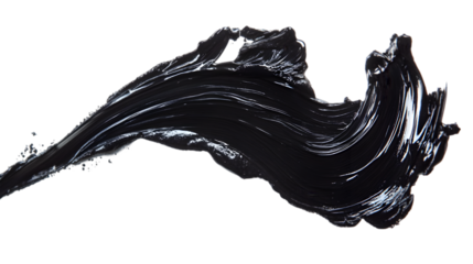 black and white splashes