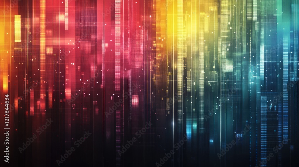 Poster modern abstract background texture with vibrant rgb colors ideal for computer wallpaper or digital d