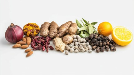 Medicinal herbs and fruits for health recovery natural remedies for cold and flu treatment organic wellness products