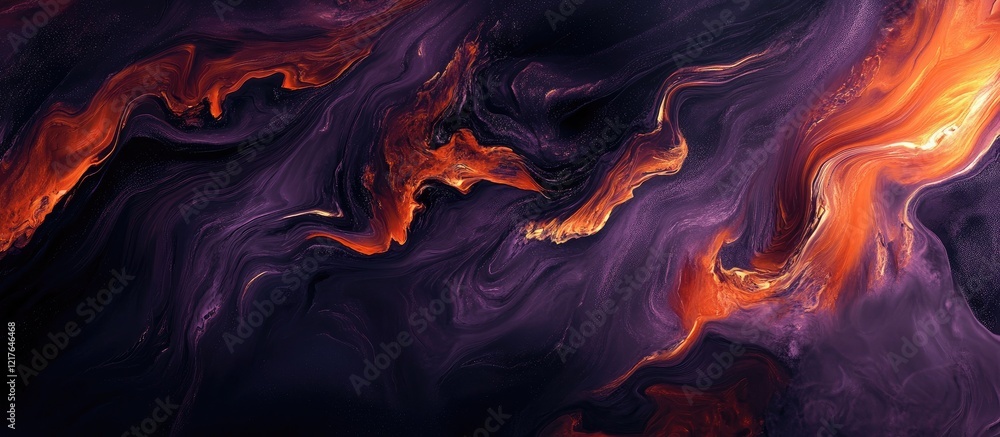 Poster black smoky marble texture abstract background with rich hues and ample copyspace for text display a