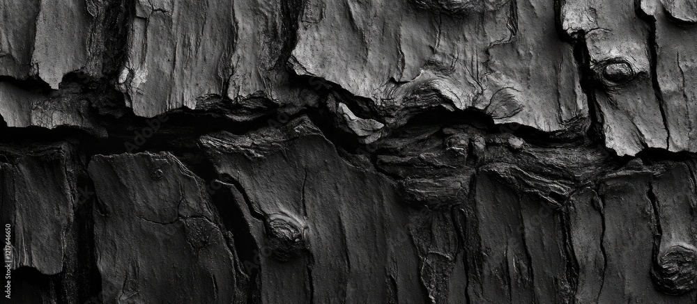Poster dark textured black poplar tree bark background with copyspace for text and design elements ideal fo