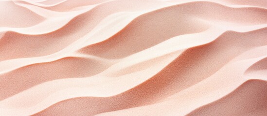 Fototapeta premium Pastel Beach Sand Texture Background for Minimalist Summer Aesthetic with Empty Copy Space for Text and Design Elements