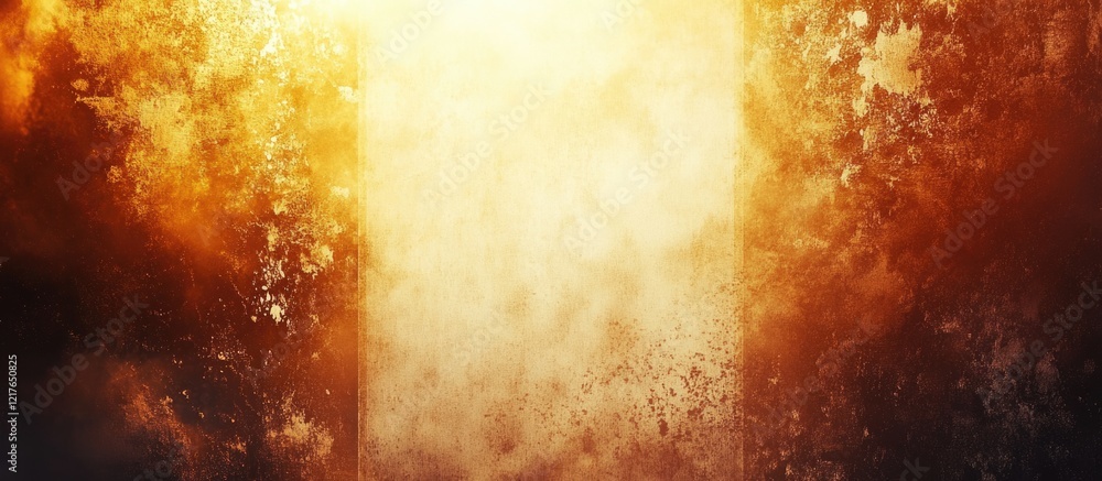 Poster blank billboard advertisement space with fiery background texture for promotional text or marketing 
