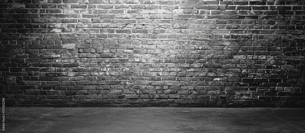 Poster grey brick wall texture background for copy space and design projects