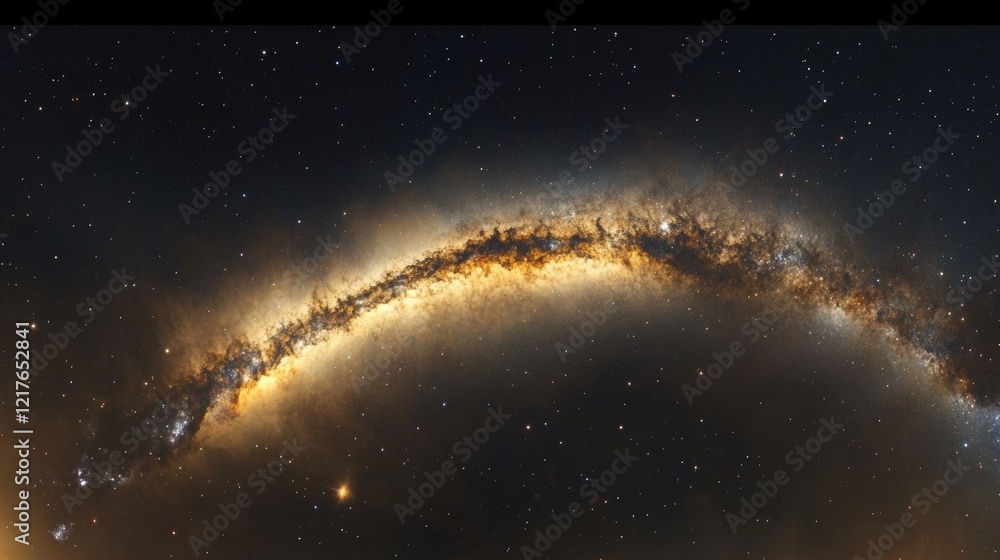 Poster galactic wonders a stunning view of cosmic structures and astrophysical phenomena in deep space