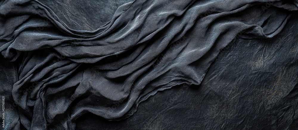 Poster elegant black vintage silk fabric texture with space for text ideal for backgrounds and design proje