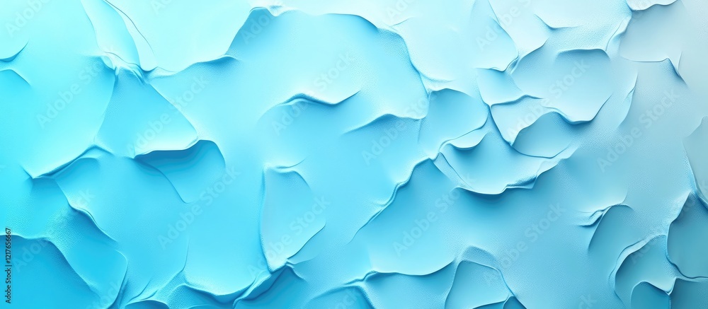 Aufkleber Bright Abstract Glacial Background with Crushed Ice Texture and Soft Blue Layers for Creative Copy Space and Design Applications