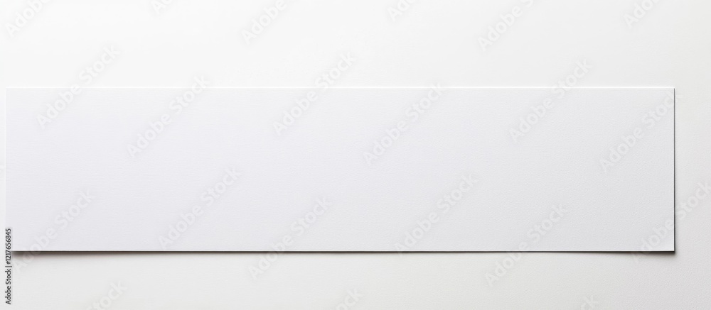 Poster Blank A4 Paper Isolated on White Background for Creative Text and Design Usage with Ample Copyspace for Your Message