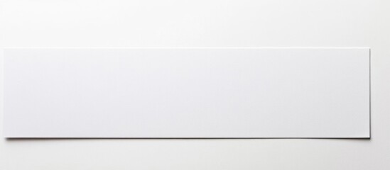 Blank A4 Paper Isolated on White Background for Creative Text and Design Usage with Ample Copyspace for Your Message