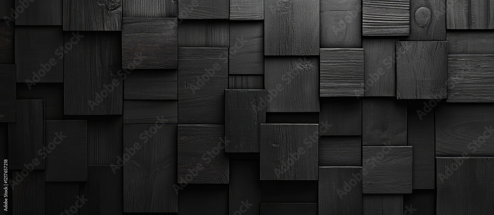 Poster black wooden mood board background ideal for rustic vintage design featuring ample copyspace for tex