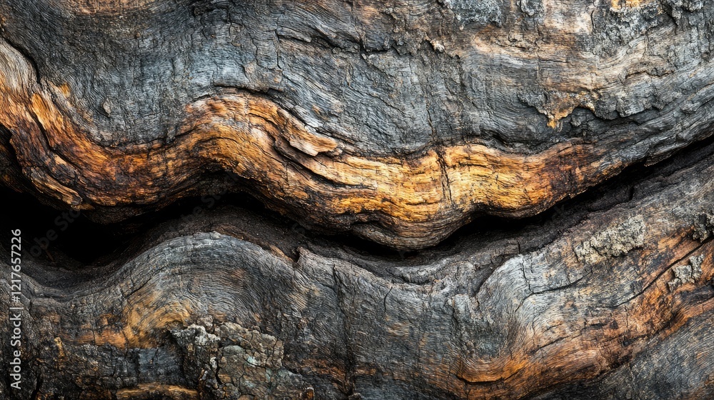 Poster aged wooden surface highlighting natural timber texture with ample copy space for creative text plac