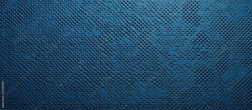 Aufkleber Blue Textured Foam Rubber Floor Mat Background Ideal for Fitness and Exercise with Blank Space for Custom Text or Branding