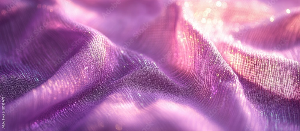 Aufkleber Soft blurred purple textile fabric background ideal for adding your own text or branding with ample empty space for creative designs.