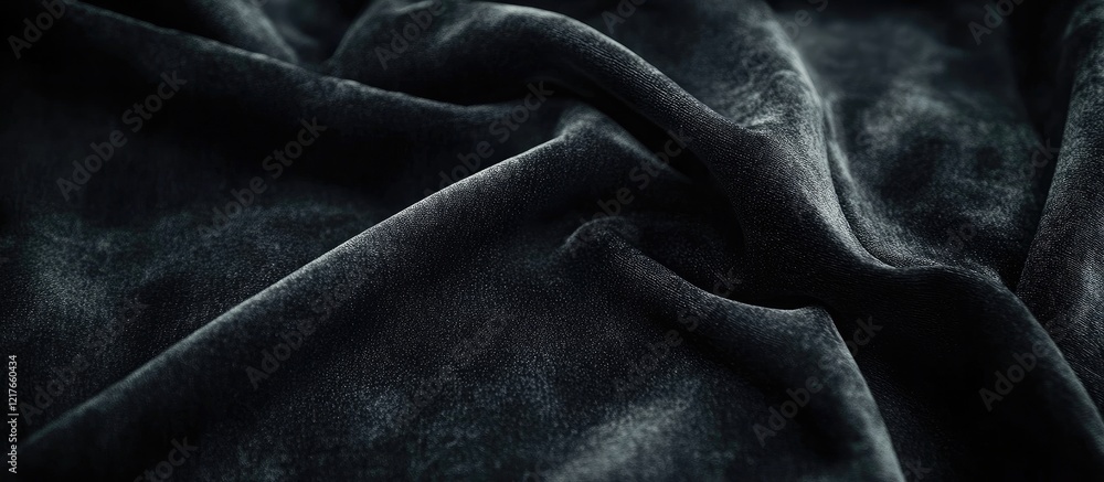 Aufkleber Black suede texture backdrop with a soft matte finish ideal for showcasing text or graphic elements in an elegant design composition